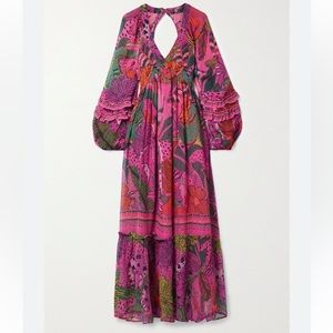 Farm Rio Leopard Maxi Dress